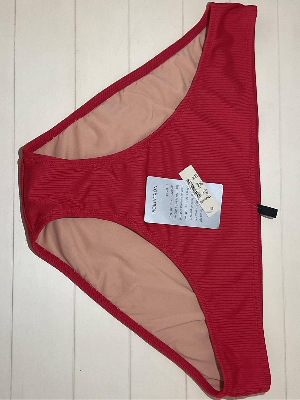 Madewell Two-Piece Bikini Set - Red & Blue Scribble Print - Picture 6 of 8